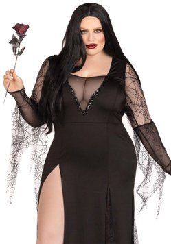 Костюм Мортіші Аддамс Leg Avenue Sexy Spooky Morticia 1X&ndash;2X SO9218 фото