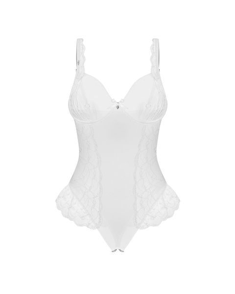 Боді Obsessive Weddya crotchless teddy L/XL SX5109 фото