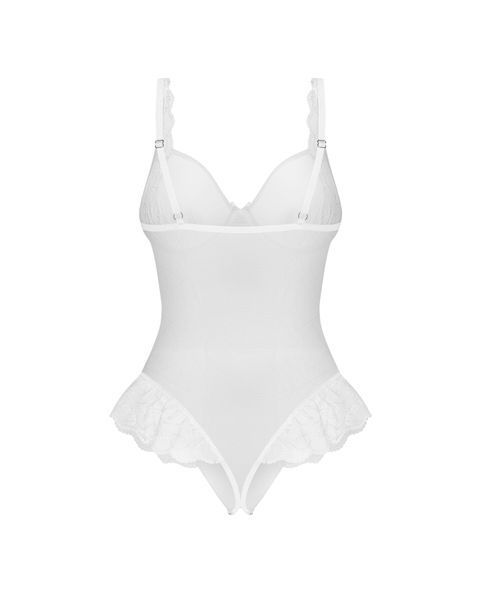 Боді Obsessive Weddya crotchless teddy L/XL SX5109 фото