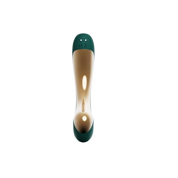 Вібратор-пульсатор з вакуумною насадкою Zalo &ndash; Talis G-Spot PulseWave Vibrator Turquoise Green SX0711 фото