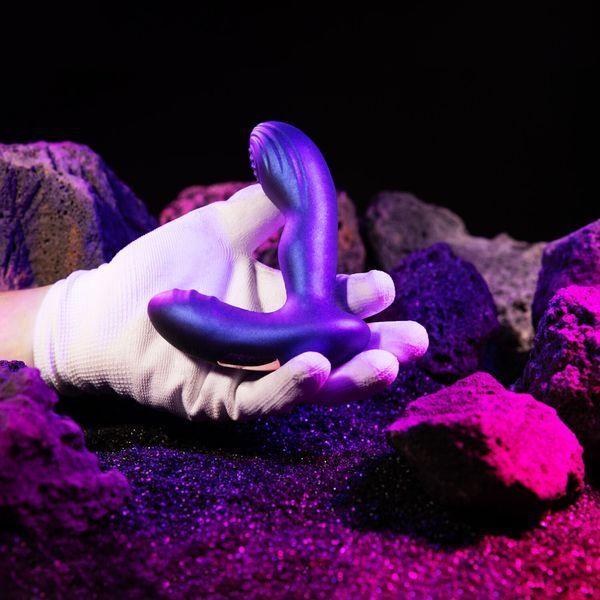 Анальна вібропробка з пульсацією Hueman - Galaxy Tapping Buttplug SX3892 фото