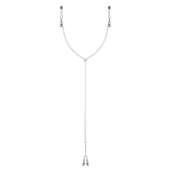 Затискачі для сосків та клітора Bedroom Fantasies: Nipple and Clitoris Clamps - Silver SX2208 фото