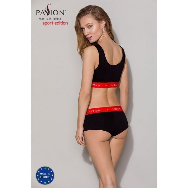 Спортивний топ на широких бретелях Passion PS003 TOP XL, black SO4214 фото