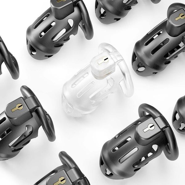 Клітка для пеніса LOCKINK SEVANDA Naja-Cobra Chastity Cage, чорна, 3 кільця різних розмірів SX0872 фото