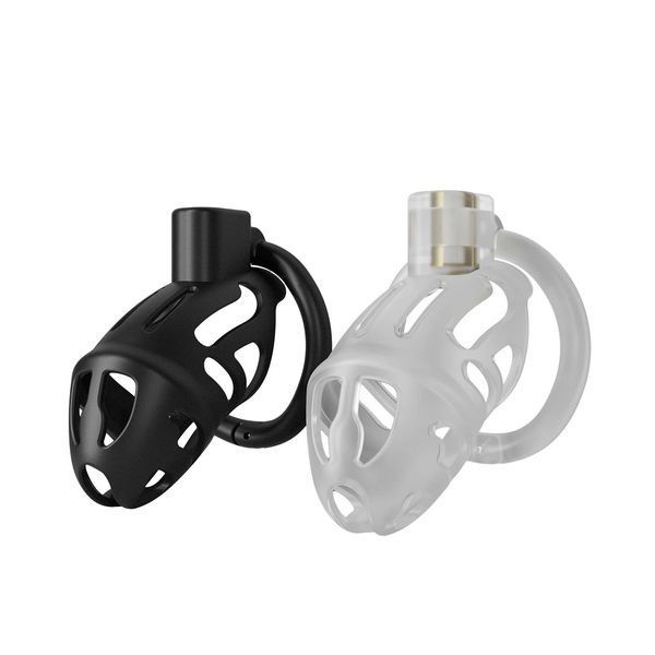 Клітка для пеніса LOCKINK SEVANDA Naja-Cobra Chastity Cage, чорна, 3 кільця різних розмірів SX0872 фото