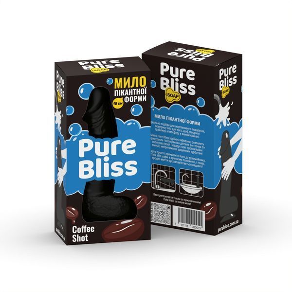 Ароматне мило пікантної форми Pure Bliss Black Coffee Shot (Кава) 15 см SX3021 фото