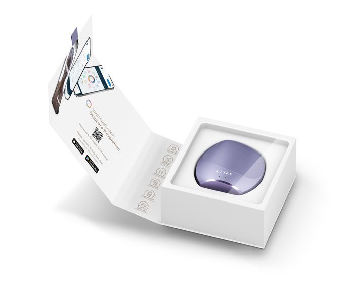Ультразвукова щітка для тіла та інтенсивний пілінг GESKE Sonic Body Brush&Intensive Exfoliator 7в1 purple HB0358 фото