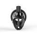 Клітка для пеніса LOCKINK SEVANDA Naja-Cobra Chastity Cage, чорна, 3 кільця різних розмірів SX0872 фото 3