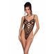 Еротичний боді з малюнком Passion LOVELIA BODY XXL/XXXL, black SO4755 фото 1
