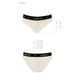 Трусики з широкою гумкою і мереживом Passion PS001 PANTIES M, ecru SO4164 фото 5