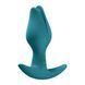 Анальна пробка Fun Factory BOOTIE FEM Bottle Green, у вигляді бутона, діаметр 2,9 см, тонкий обмежувач SX3693 фото 2