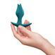 Анальна пробка Fun Factory BOOTIE FEM Bottle Green, у вигляді бутона, діаметр 2,9 см, тонкий обмежувач SX3693 фото 5