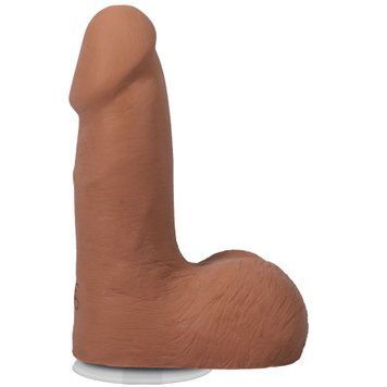 Фалоімітатор Doc Johnson The Realistic Cock ULTRASKYN - 5 Inch with Balls Caramel SX4475 фото
