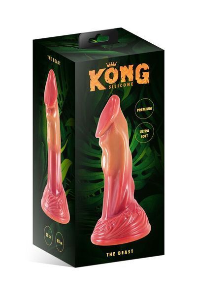 Фентезійний фалоімітатор Kong Silicone The Beast, довжина 21,4 см, діаметр 4 см SO9940 фото