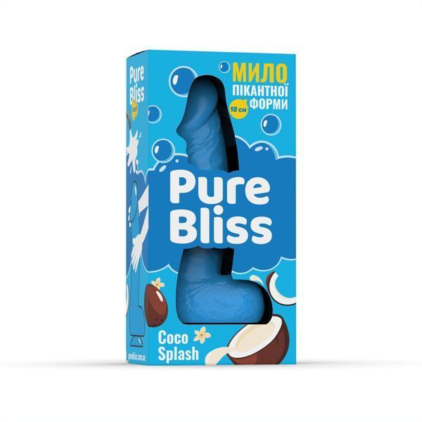 Ароматне мило пікантної форми Pure Bliss Blue Coco Splash (Кокосове молоко) 18 см SX3030 фото