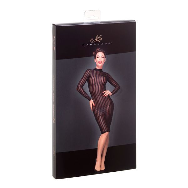 Сукня з мокрим ефектом Noir Handmade F182 Classic dress made of elastic tulle, M SX0048 фото