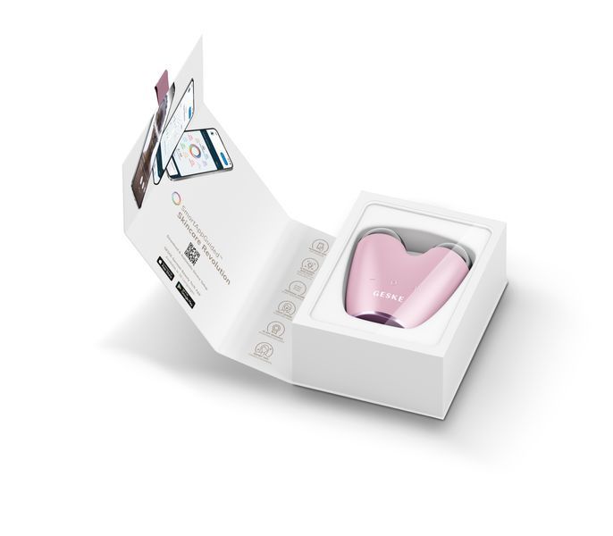 Мікрострумовий підтягувач шкіри обличчя GESKE MicroCurrent Face-Lifter 6в1 pink HB0137 фото