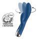 Вібратор-кролик з ротацією Satisfyer Spinning Rabbit 1 Blue, 3 мотори SX0562 фото 1