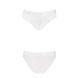 Трусики з широкою гумкою і мереживом Passion PS001 PANTIES S, white SO4173 фото 4