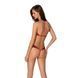 Сітчасте боді з мереживом на грудях Passion SATARA BODY S/M red SO8473 фото 2