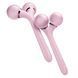 Електронний ультразвуковий ролик для обличчя та тіла GESKE Sonic Facial&Body Roller 4в1 pink HB0037 фото 6