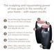 Ролер-масажер для обличчя з рожевим кварцом GESKE SmartAppGuided Rose Quartz Roller 5in1 black HB0645 фото 8