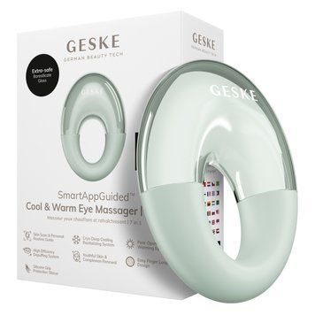 Масажер для очей GESKE Cool&Warm Eye Massager 7в1 green HB0310 фото