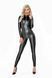 Комбінезон з мокрим ефектом Noir Handmade F293 Powerwetlook catsuit with front zipper, S SX0189 фото 2