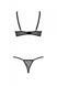 Еротичний комплект Passion MARINA SET WITH OPEN BRA, S/M, black, відкриті чашки SO9736 фото 4