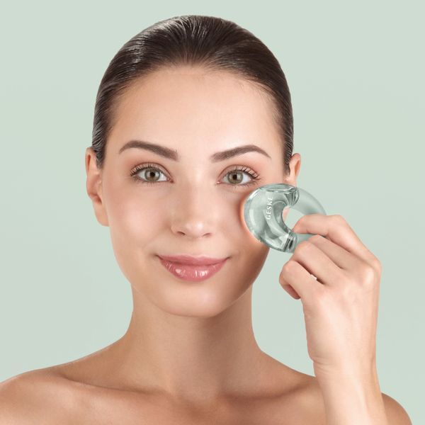 Масажер для очей GESKE Cool&Warm Eye Massager 7в1 green HB0310 фото