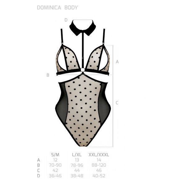 Боді Passion DOMINICA BODY L/XL, beige SO8424 фото