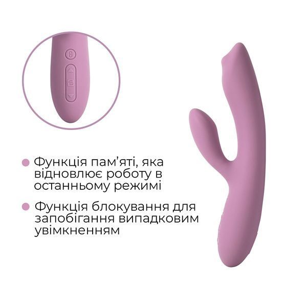 Смарт вібратор-кролик з перлинною стимуляцією точки G Svakom Trysta Neo SX0726 фото