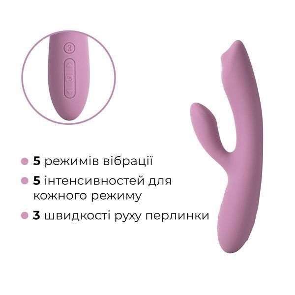 Смарт вібратор-кролик з перлинною стимуляцією точки G Svakom Trysta Neo SX0726 фото