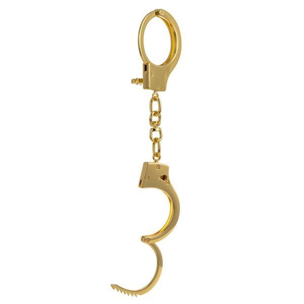Наручники LOCKINK Pretty-sub Handcuffs, золотисті, металеві, можна відкрити без ключа SX0896 фото
