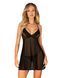 Пеньюар та трусики Obsessive Latinesa babydoll & thong XL/2XL SO9779 фото 1