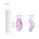 Смарт-вібратор для клітора Svakom Echo 2 Pink Lilac, підігрів до 38 &deg;C, знімна насадка на палець SX2449 фото 3