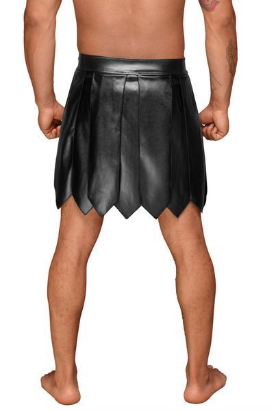 Чоловіча спідниця гладіатора Noir Handmade H053 Eco leather men's gladiator skirt, M, екошкіра SX0072 фото