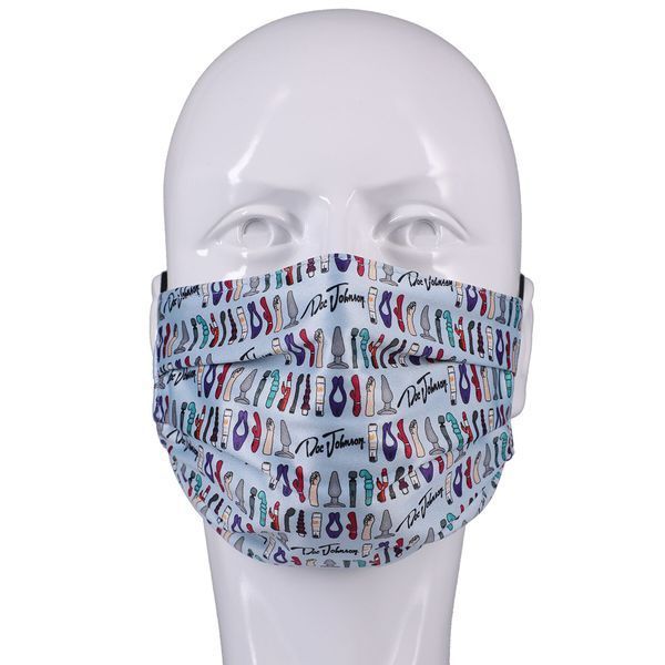 Двостороння маска Doc Johnson DJ Reversible and Adjustable face mask SO6071 фото