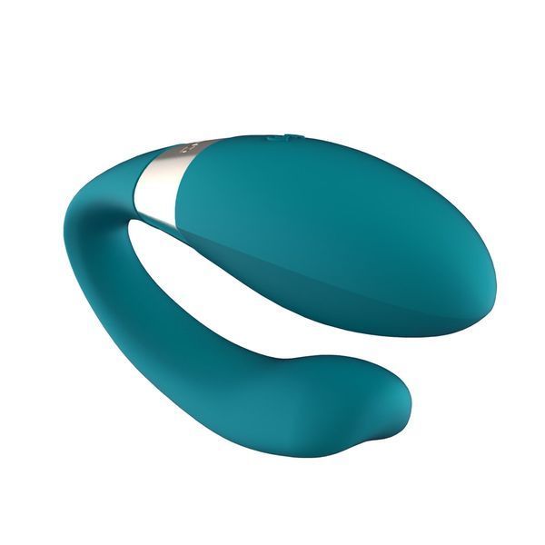 Вібратор для пар LELO Tiani Duo Ocean Blue, 2 мотори, пульт ДК SX1293 фото
