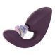 Подвійний вакуумний кліторальний стимулятор з вібрацією Womanizer Next Duo - Dark Purple SX3867 фото 2