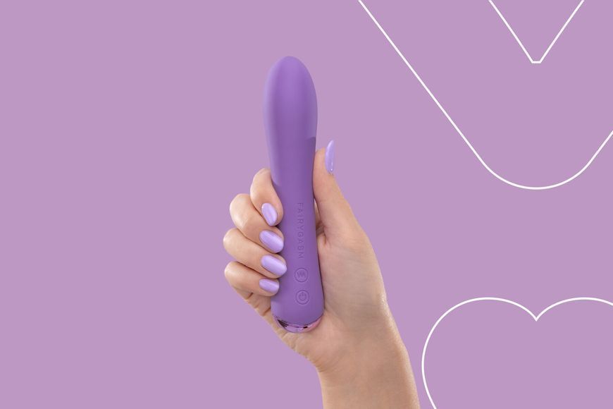 Вібратор з підігрівом FairyGasm WowGenie violet, підігрів до 42 &deg;C SX0655 фото
