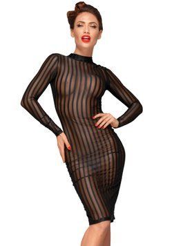 Сукня з мокрим ефектом Noir Handmade F182 Classic dress made of elastic tulle, XXL SX0051 фото
