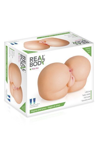 Мастурбатор-попка Real Body &mdash; Nice Ass, два входи: вагіна та попка SO2214 фото