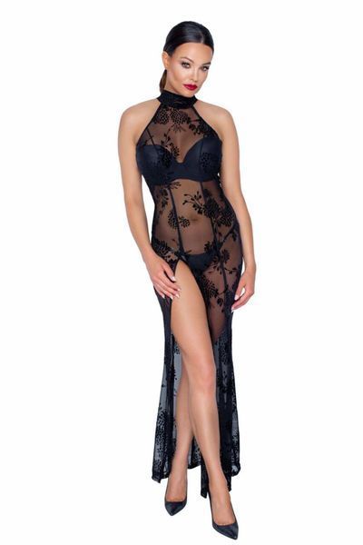 Довга сітчаста сукня Noir Handmade F239 Long tulle dress, L SX0135 фото