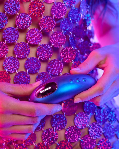 Вакуумний кліторальний стимулятор Love To Love DREAMER &ndash; IRIDESCENT NIGHT, пестощі язичком, пульт SX1107 фото