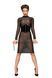 Сукня з мокрим ефектом Noir Handmade F182 Classic dress made of elastic tulle, XXL SX0051 фото 5