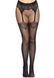 Колготки Leg Avenue Fishnet tights with back seam One size Black, задній шов, мереживо, сітка SO8581 фото 1