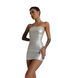 Мінісукня D&A, XS-S, white, nylon-lycra відкриті плечі з блискавкою на всю довжину SX1240 фото 2