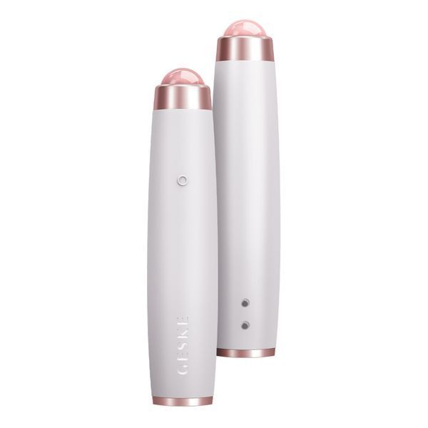 Ручка-масажер для обличчя з рожевим кварцом GESKE SmartAppGuided Sonic Rose Quartz LED Depuffing Pen 8in1 starlight HB0648 фото