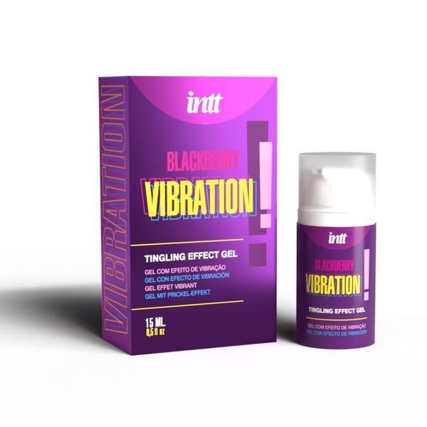Рідкий вібратор Intt Vibration Blackberry (15 мл) (м'ята упаковка!!!) SX2661-R фото